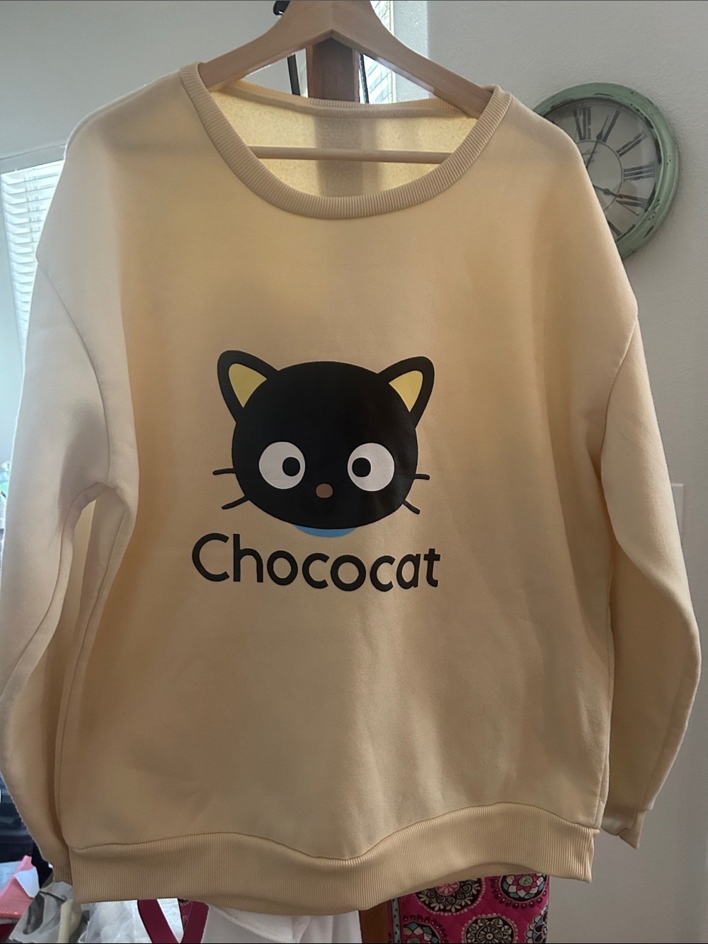 Sanrio Cream Chococat Graphic Crewneck Sweatshirt